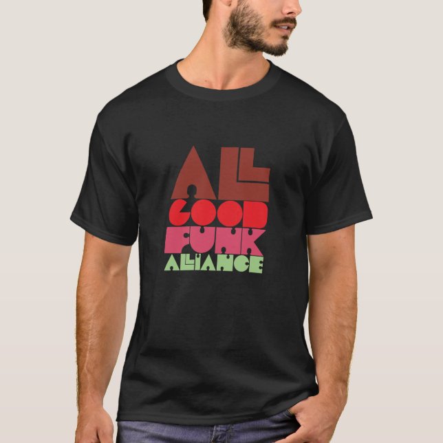 Svart SS manarskjorta för AGFA Tee Shirt (Framsida)