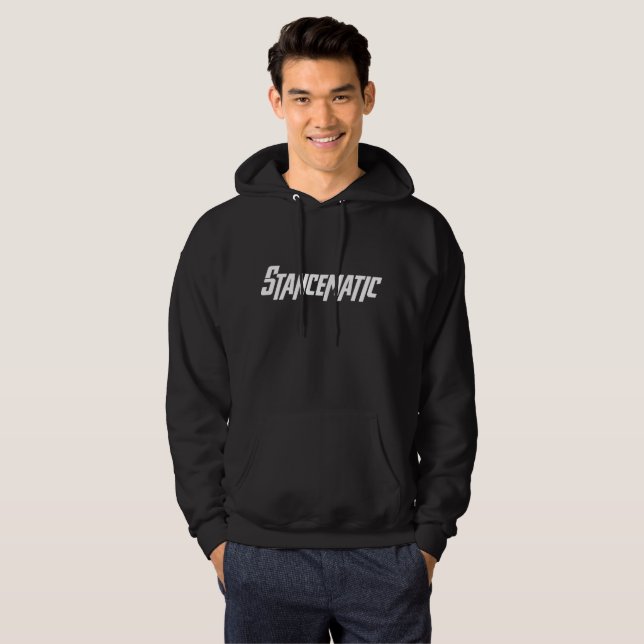 SVART STANCEMATIC-HOODIE HOODIE (Hel framsida)