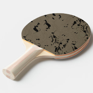 Svart Stänk och Drift Pingisracket