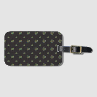 Svart Star Designer Bagageetikett Bagagebricka