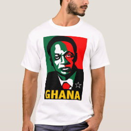 SVART STJÄRNA FÖR KWAME NKRUMAH- T SHIRT