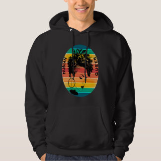 Svart stolthet afroamerikansk färgad kvinna Vintag Hoodie