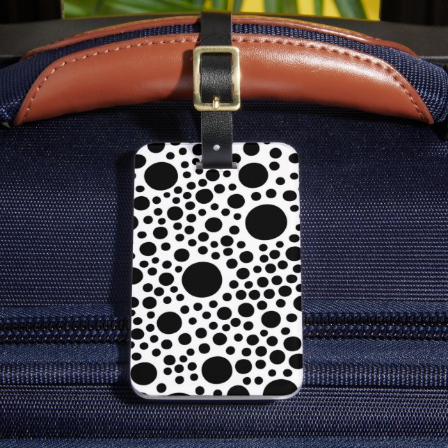 Svart stopptaggar - Tillbehör till Snyggt Travel Bagagebricka (Framsida Insitu 2)