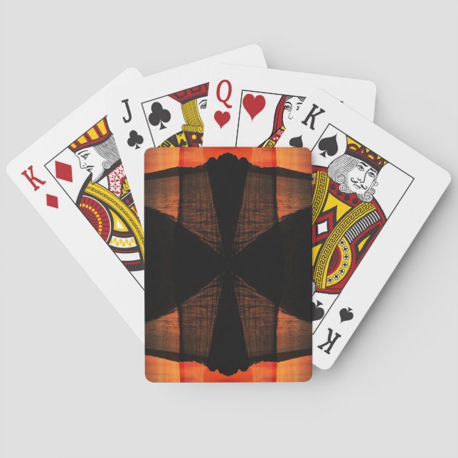 Svart strand casinokort (Baksidan)