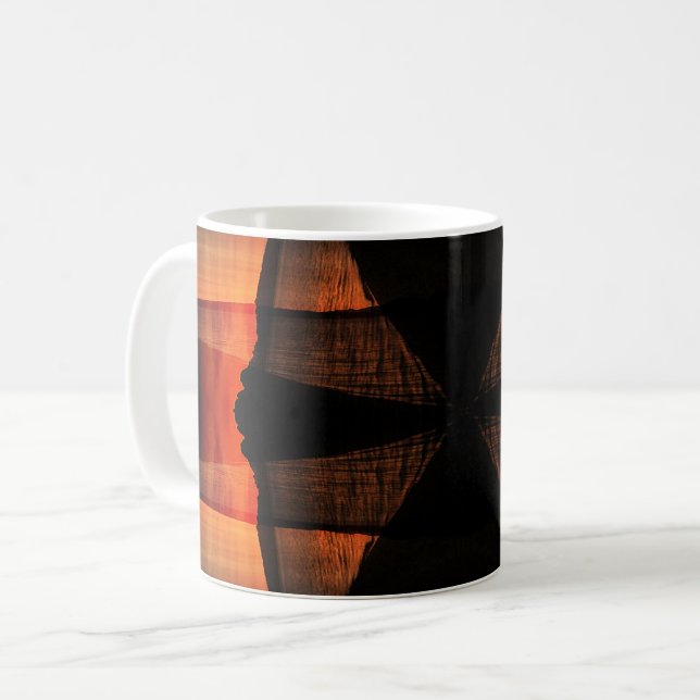 Svart strand  kaffemugg (Framsida vänster)