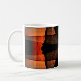 Svart strand kaffemugg