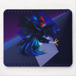 Svart stridighettupp Mousepad Musmatta