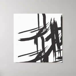 Svart stroke, av ©Lorena Depante Canvastryck