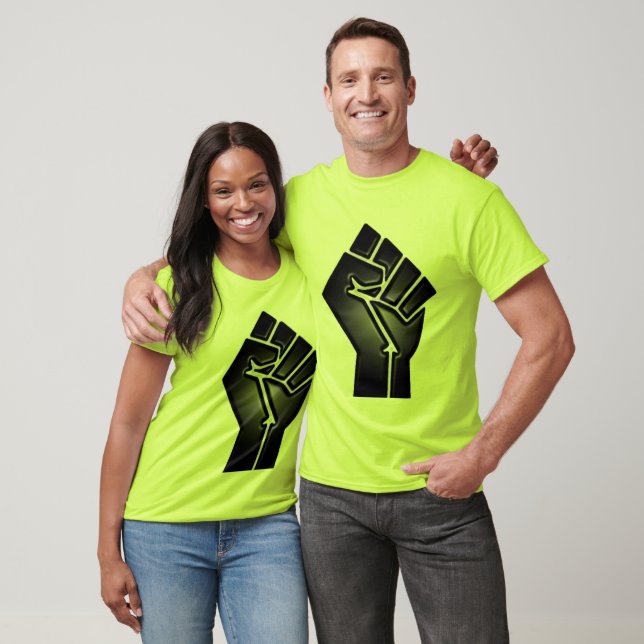 Svart strömbrytare tee shirt (Unisex)