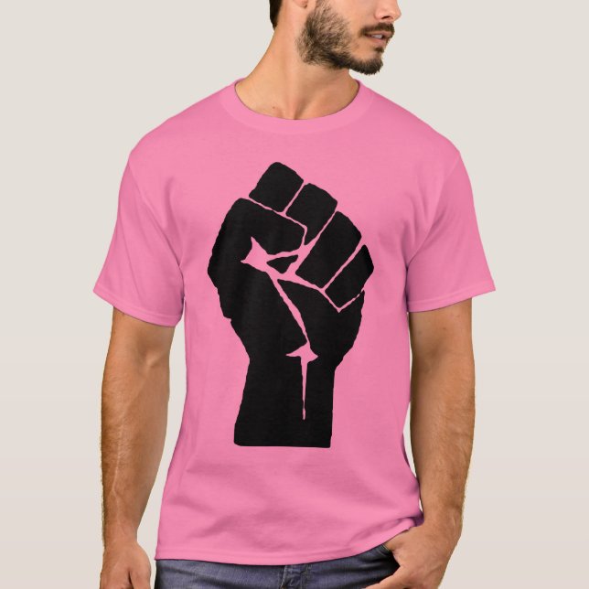 Svart strömbrytare tee shirt (Framsida)