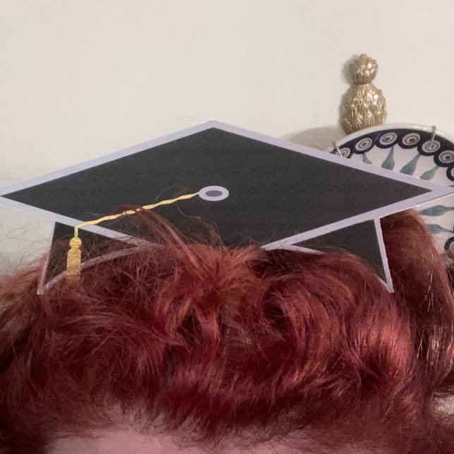 Svart Studentmössa Student-Hat-kort för Party Kort (Skapare uppladdad)