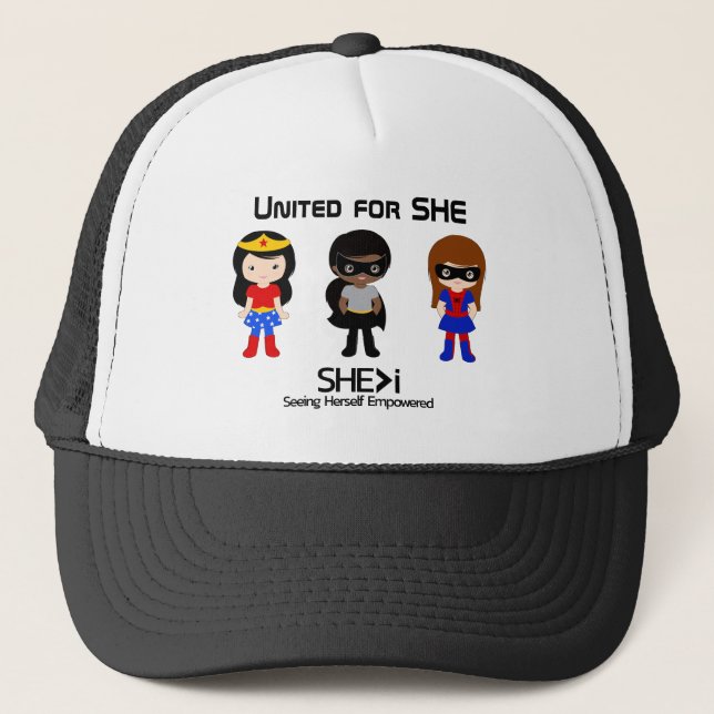 Svart SUPERHERO-kontur - gemensam för HON Keps (Framsida)