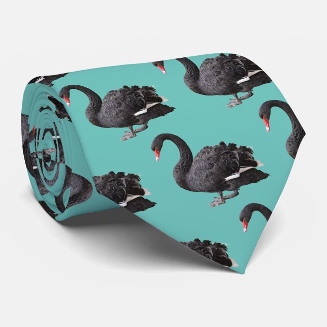 Svart Svan ネ ク タ イ Slips (Rullad)