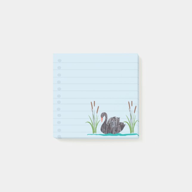Svart svan  post-it block (Framsida)