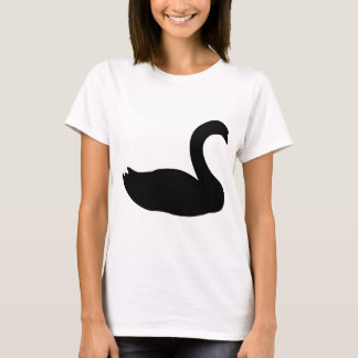 svart svansymbol t shirt