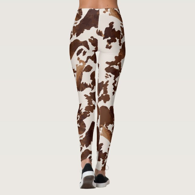 Svart svart blanka leggings (Baksida)