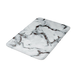Svart svartvit Marble struktur personifiera Badrumsmatta