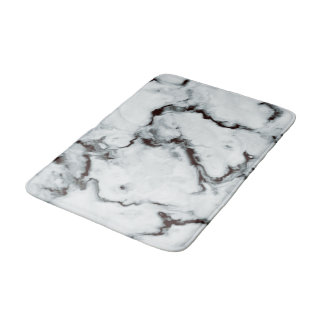 Svart svartvit Marble struktur personifiera Badrumsmatta