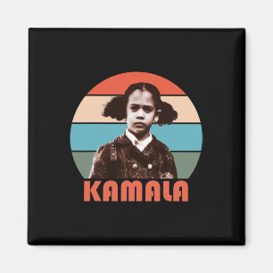 Svart svartvit Vintage i Harris Girl Retro Magnet