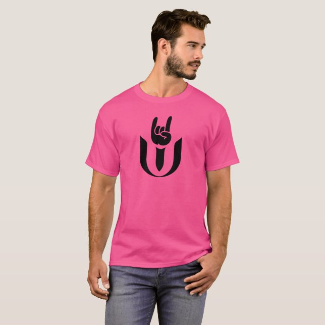 Svart symbol för UU Chalice Cooper T Shirt (Hel framsida)