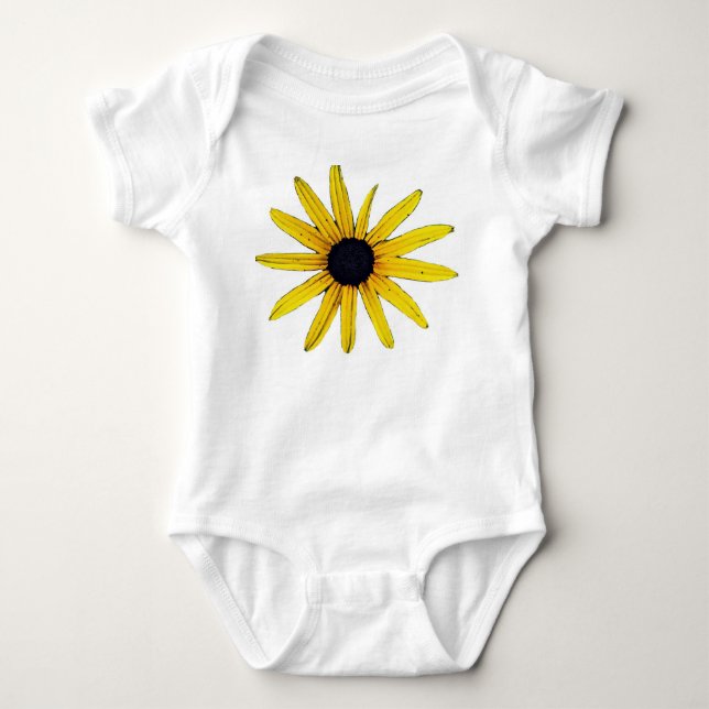 Svart synad susan spädbarnranka t-shirt (Framsida)