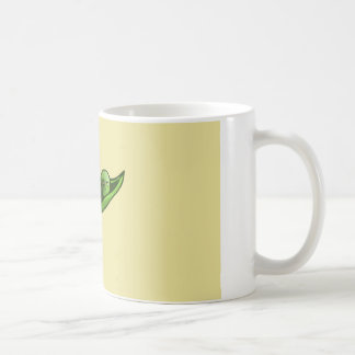 Svart synade ärtor kaffemugg