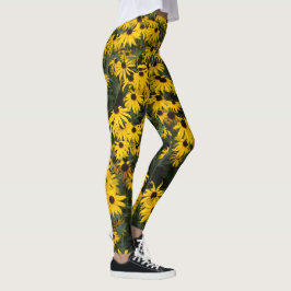 Svart-Synade Susans Leggings