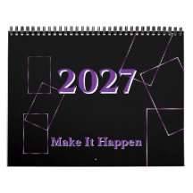 Svart Syren Anpassad Kalender