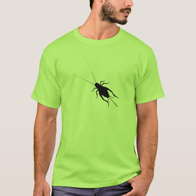Svart syrsa t-shirt (Framsida)