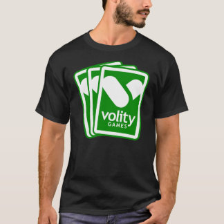 Svart T för logotyp för Volity lekfläkt Tröja