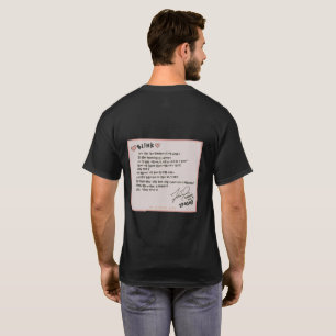 Svart t-rosa-skjortor t shirt
