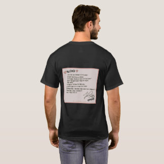 Svart t-rosa-skjortor t shirt