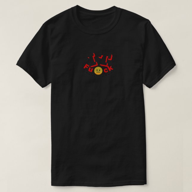 Svart t-shirt (Design framsida)