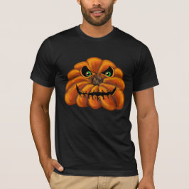 Svart T-Shirt, Jack-o-Lantern. T Shirt
