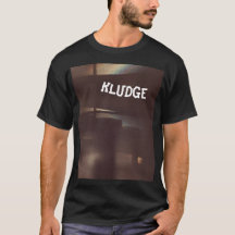 Svart t-shirt KLUDGE COMPUTER PROGRAM DESIGN