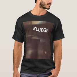 Svart t-shirt KLUDGE COMPUTER PROGRAM DESIGN