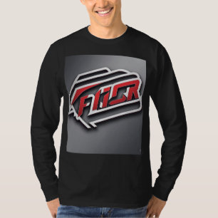 "Svart T-shirt med ett färskt utseende, bara för d