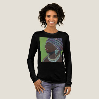 svart t-shirt med långa ärmar