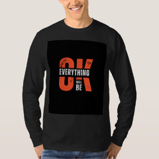 Svart T-shirt med långa ärmar