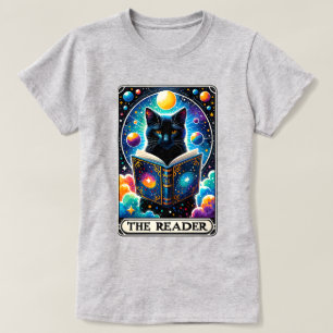 Svart T-skiva-kort för läsaren T Shirt