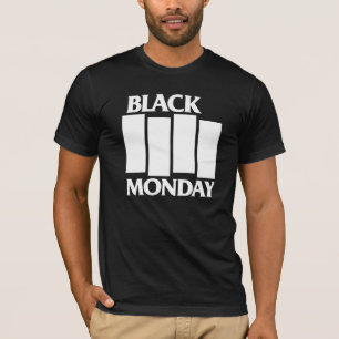 Svart t-skjorta för Måndag svartflagga T Shirt