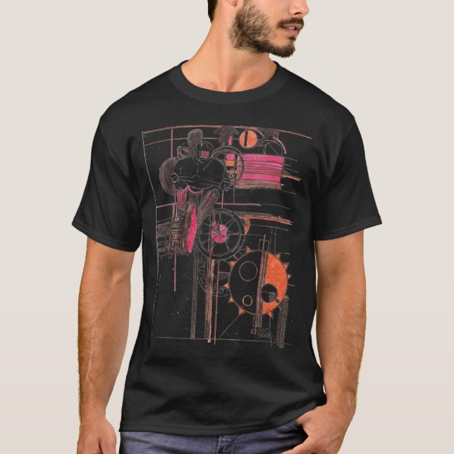 Svart t-skjorta för Motocross Tee Shirt (Framsida)