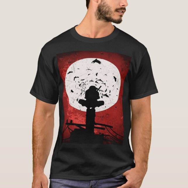 svart t-skjorta t shirt (Framsida)