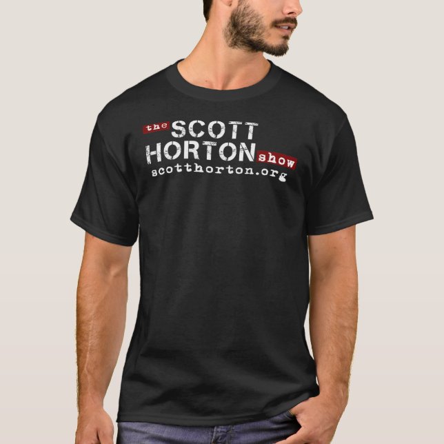 Svart T-skjortamanar Tee Shirt (Framsida)