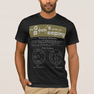 Svart T-tröja för GeekBeekeeping (knyter kontakt Tröja