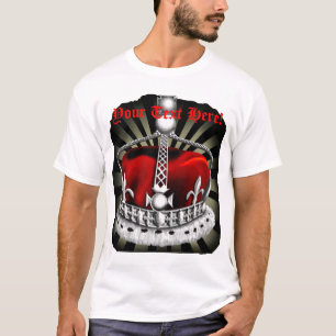 Svart T-tröja för krona T Shirt
