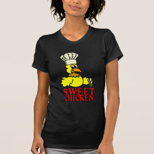 Svart T-tröja för sötsakhönaBBQ T Shirt