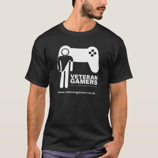 Svart T-tröja för veteranGamers T-shirt