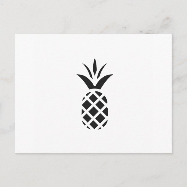 Svart talläpple vykort (Framsida)