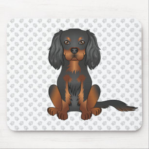Svart & Tan Cavalier King Charles Spaniel & Tassar Musmatta
